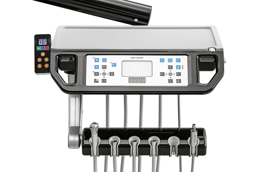 Стоматологическая установка Safety M2+ нижняя подача с 24-диодным светильником - Фото 4