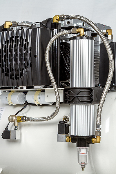 Компрессор стоматологический воздушный безмасляный JW-032С 200л с осушителем - Фото 3