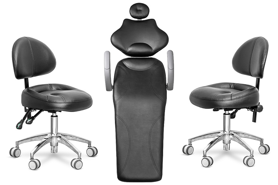 Стоматологическая установка Safety M2+ нижняя подача с 24-диодным светильником - Фото 2